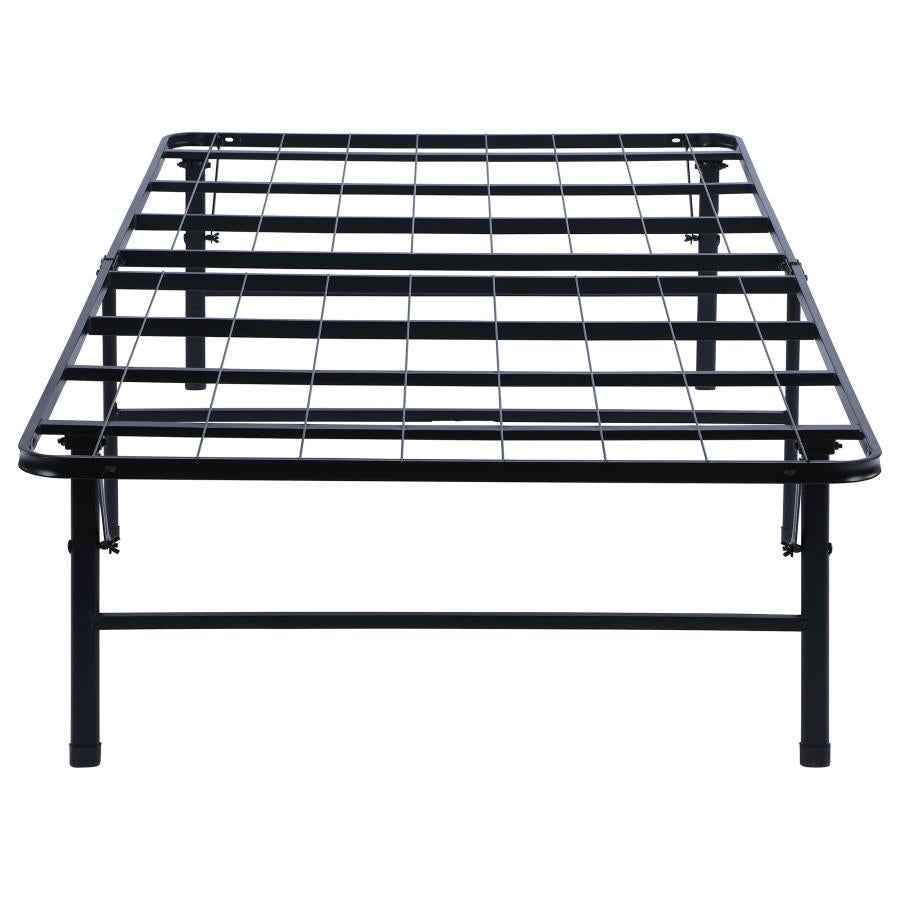 Mabel Metal Twin Mattress Support Platform Bed Black