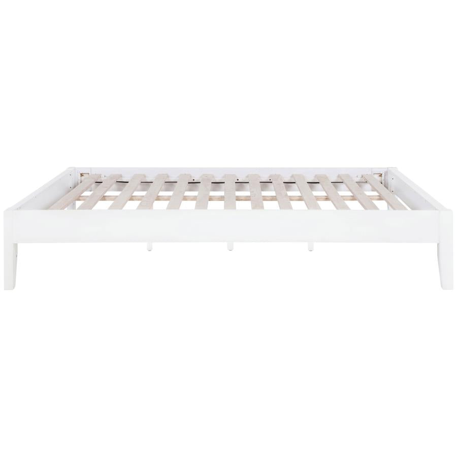 Hounslow Full Universal Platform Bed White - Home & Sleep Outlet