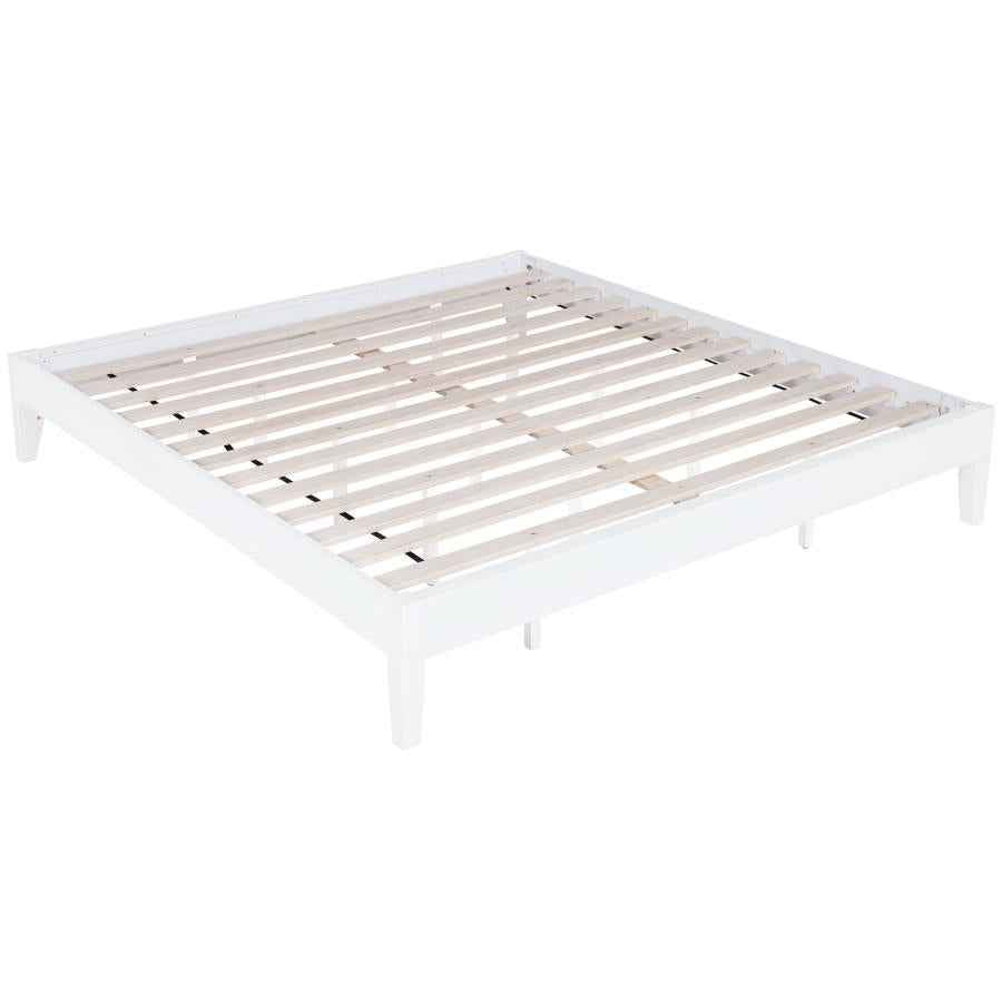 Hounslow California King Universal Platform Bed White - Home & Sleep Outlet