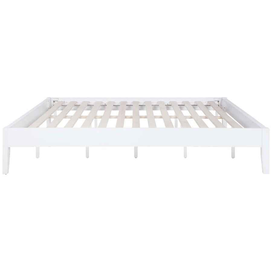 Hounslow California King Universal Platform Bed White - Home & Sleep Outlet