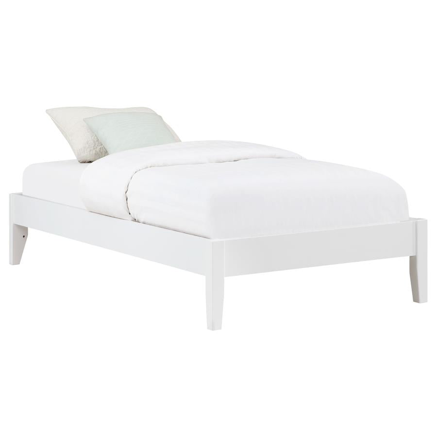 Hounslow Twin Universal Platform Bed White - Home & Sleep Outlet
