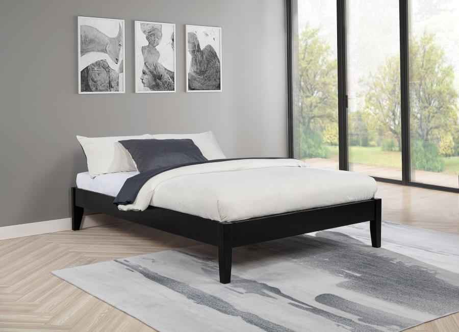 Hounslow Full Universal Platform Bed Black - Home & Sleep Outlet