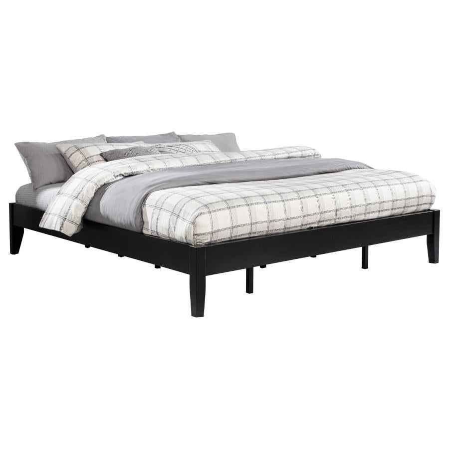 Hounslow California King Universal Platform Bed Black - Home & Sleep Outlet