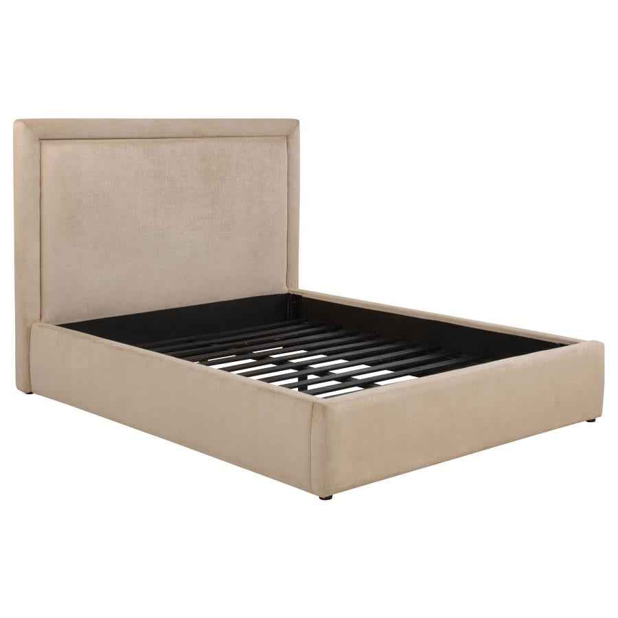 Lawson 54-inch Upholstered Eastern King Platform Bed Saddle