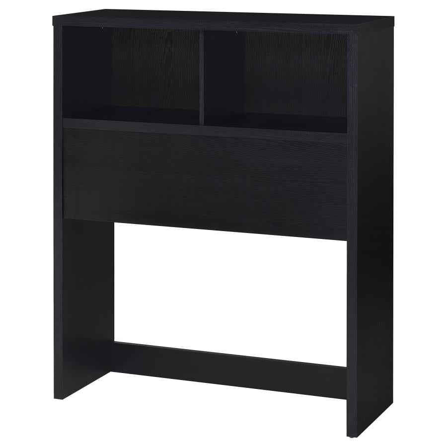 Westpark 49-inch Twin Bookcase Headboard Black