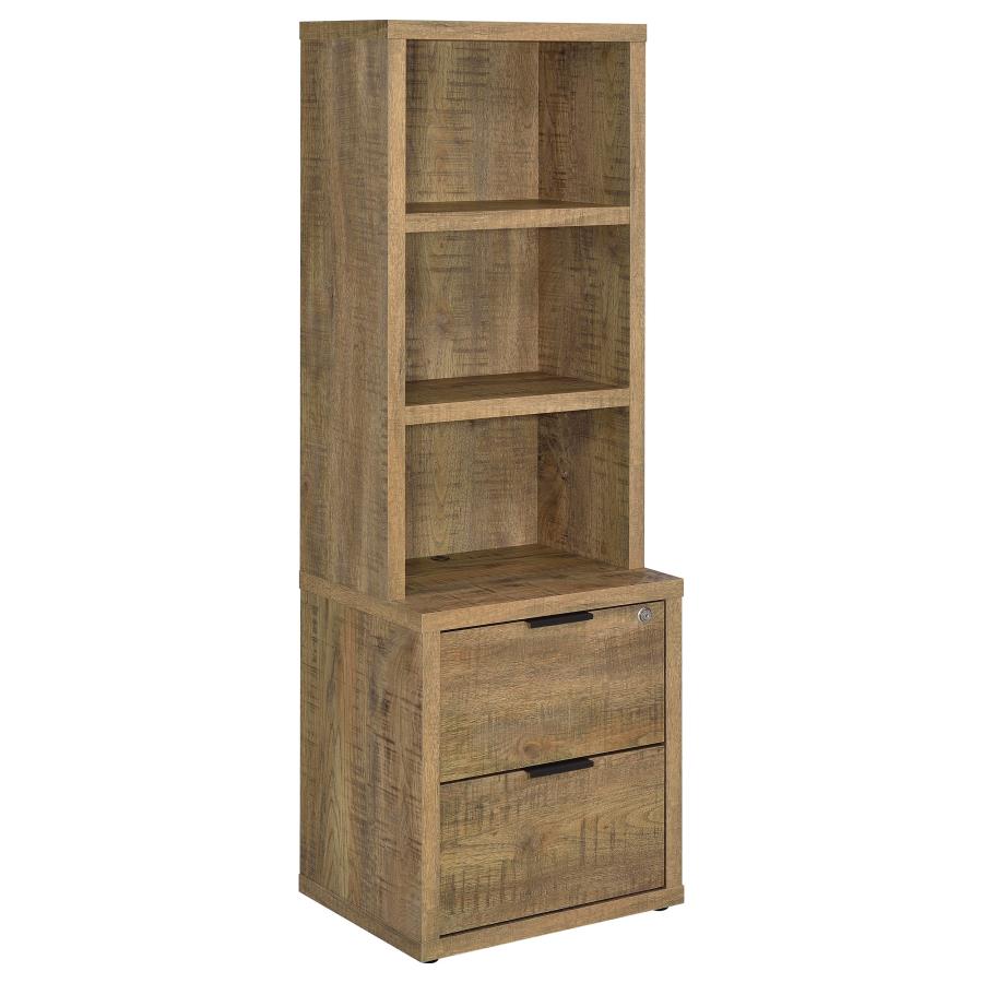Westpark 3-piece Queen Bedroom Set Bookcase Headboard Mango