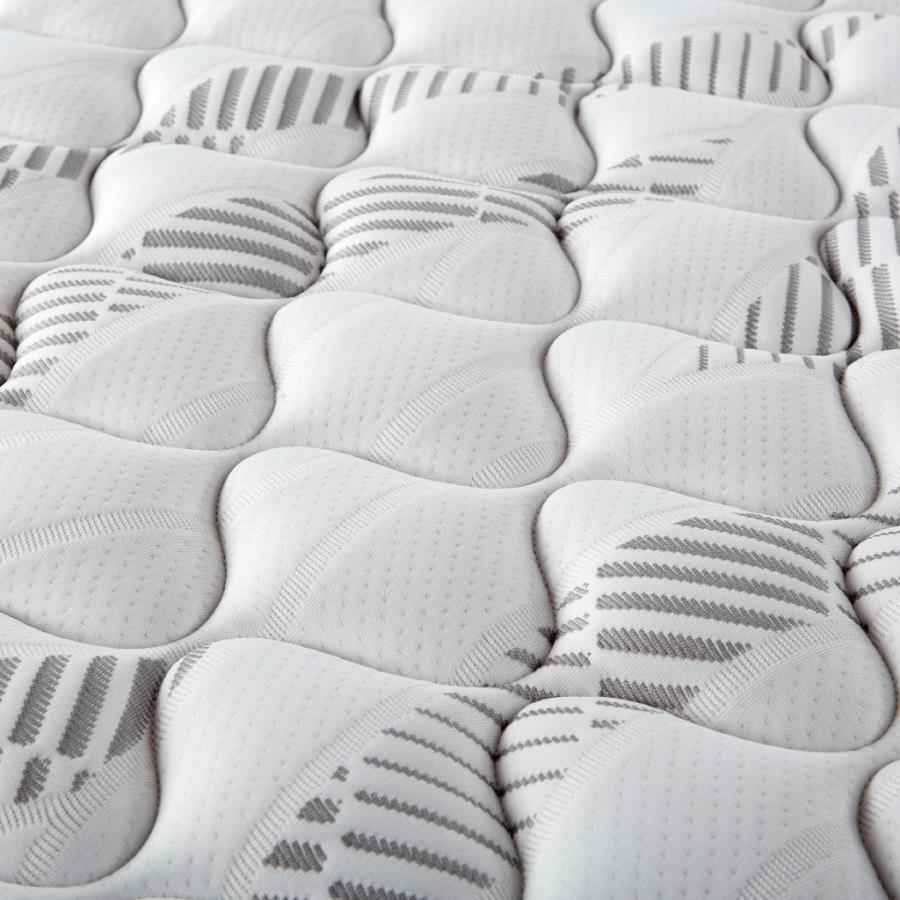 Hayes Eastern King Firm Tight Top Hybrid Mattress White