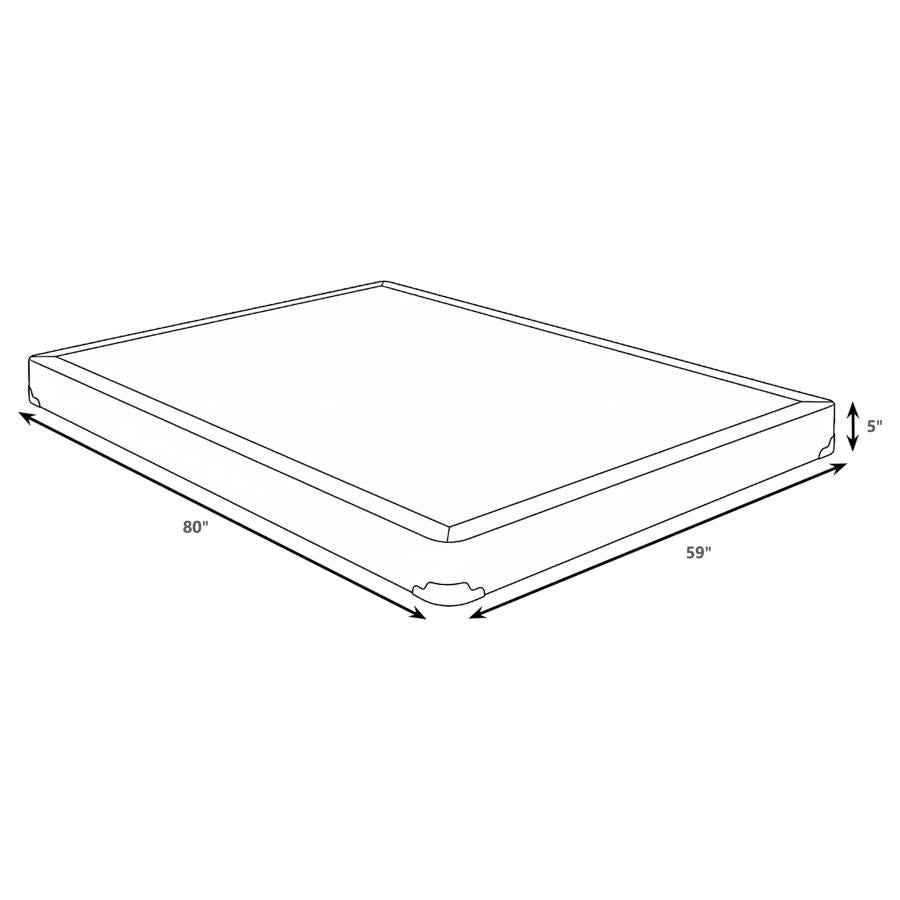Mercer 5-inch Queen Low Profile Box Spring Foundation