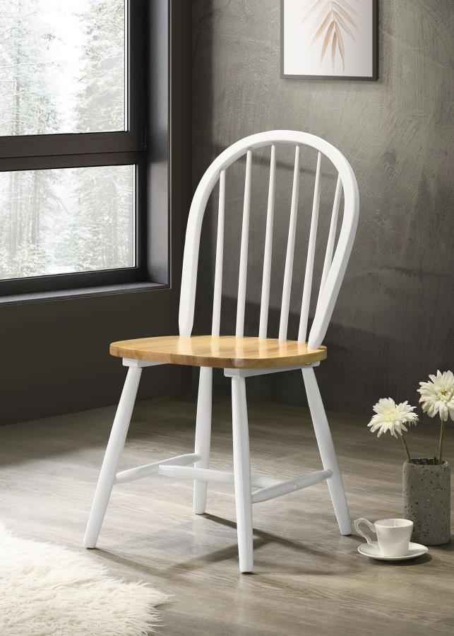 Cinder Wood Dining Side Chair White (Set of 4) - Home & Sleep Outlet