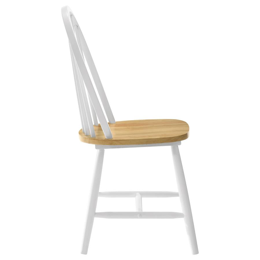 Cinder Wood Dining Side Chair White (Set of 4) - Home & Sleep Outlet