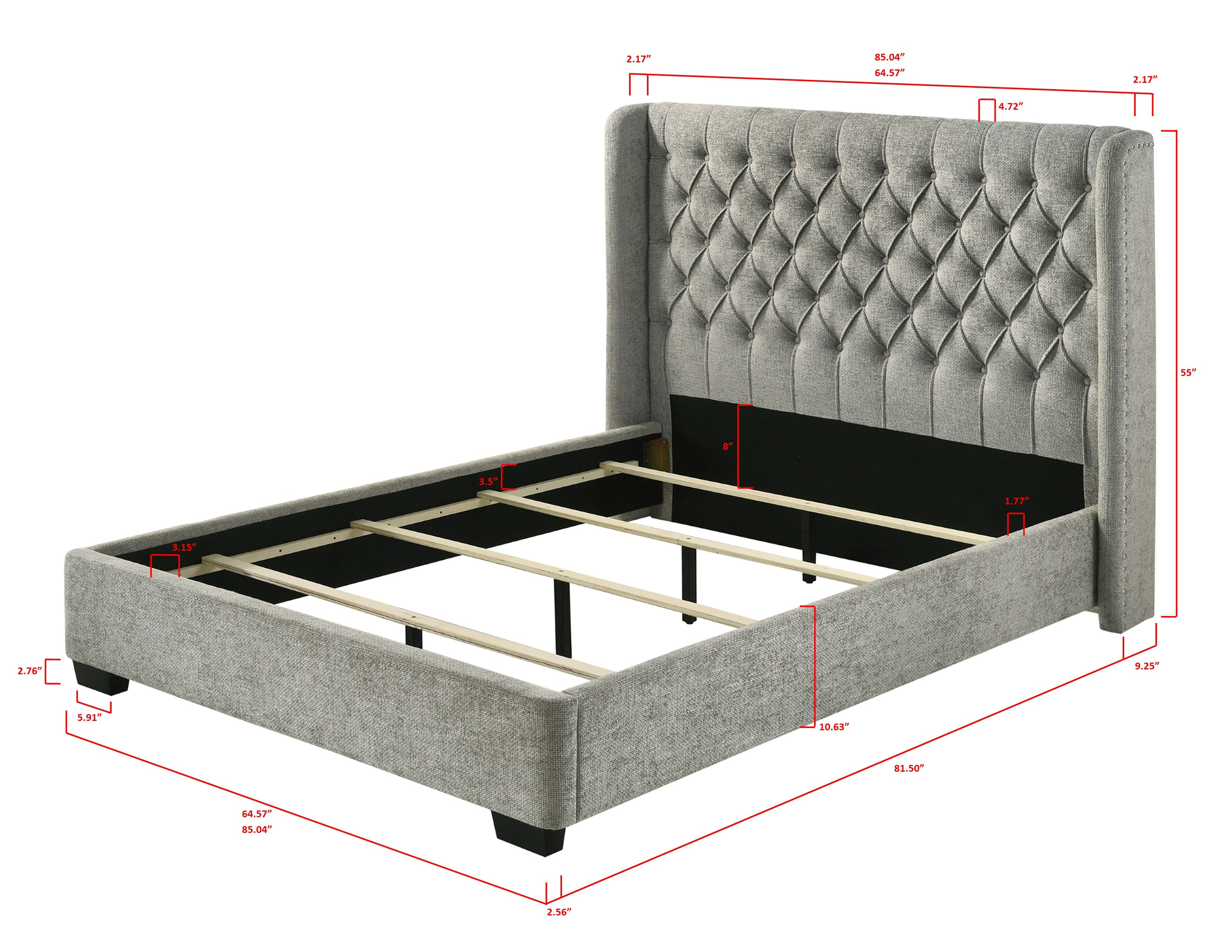 DAPHNE 5094LG-Q (3-Piece Bed Set)