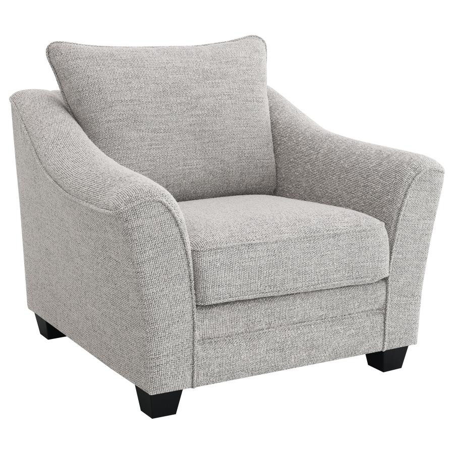 Tomkins 3-piece Boucle Upholstered Sofa Set Light Grey - Home & Sleep Outlet