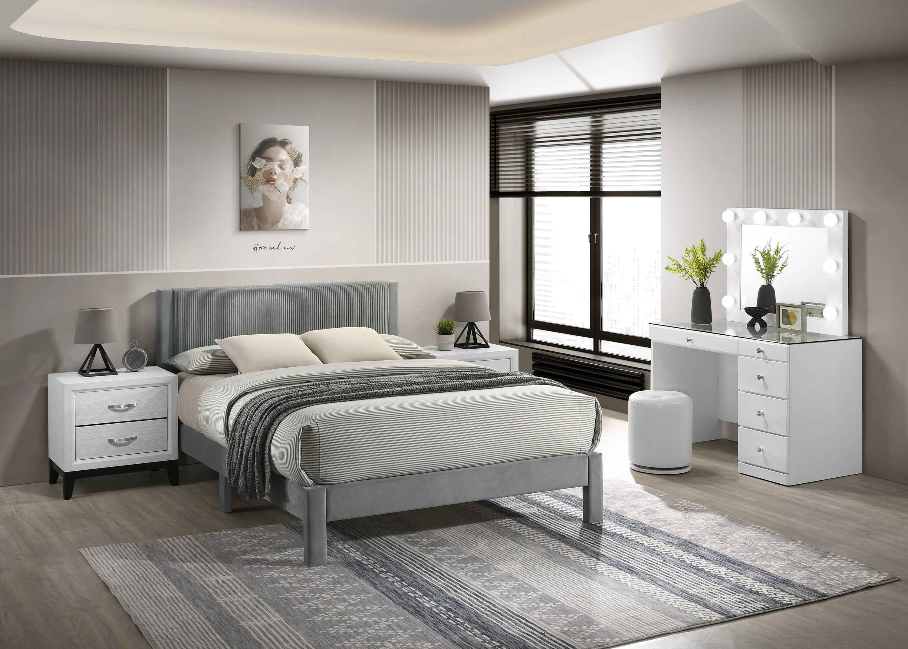 LUCIA 5097LG (8-Piece Bedroom Set)
