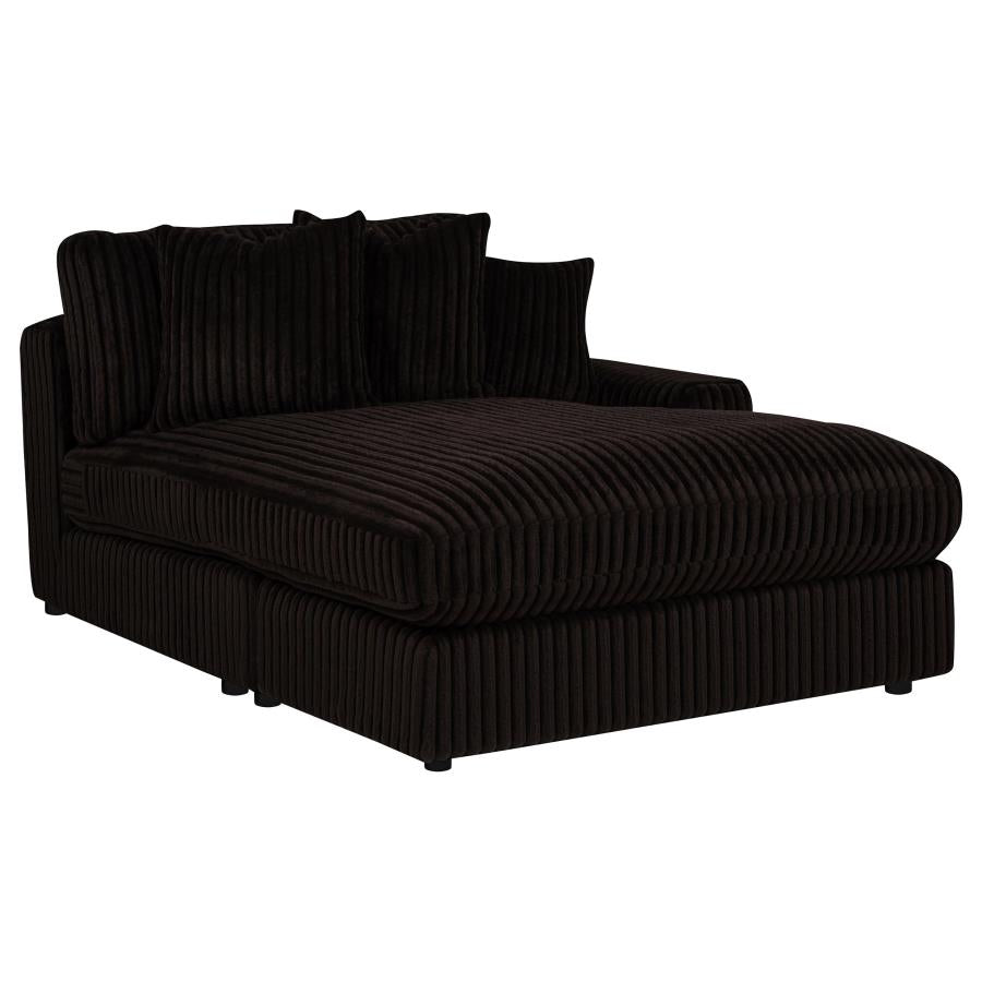 Blaine Upholstered Reversible Chaise Sectional Sofa Chocolate - Home & Sleep Outlet
