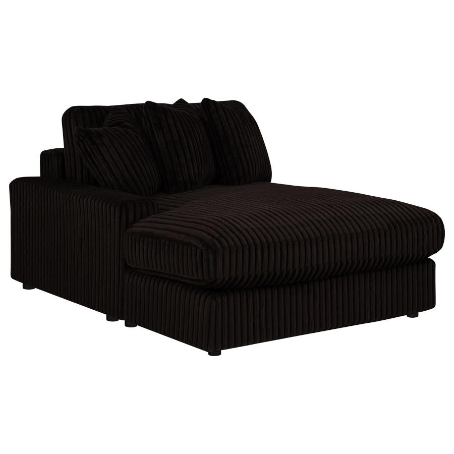 Blaine Upholstered Reversible Chaise Sectional Sofa Chocolate - Home & Sleep Outlet