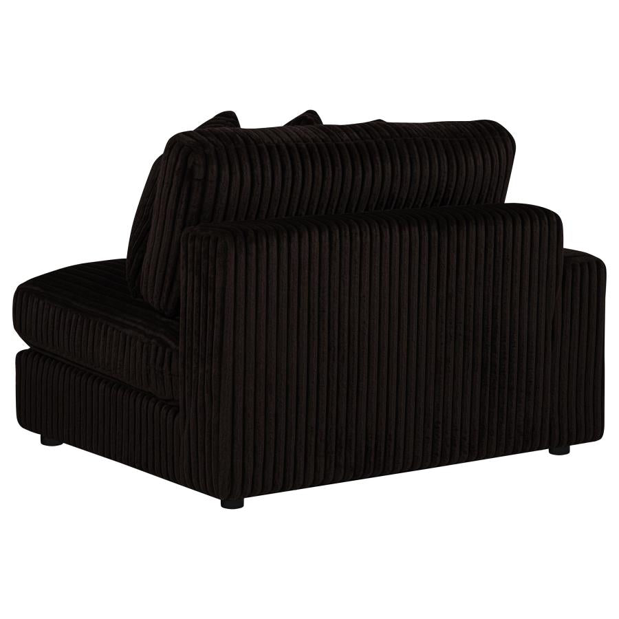 Blaine Upholstered Reversible Chaise Sectional Sofa Chocolate - Home & Sleep Outlet
