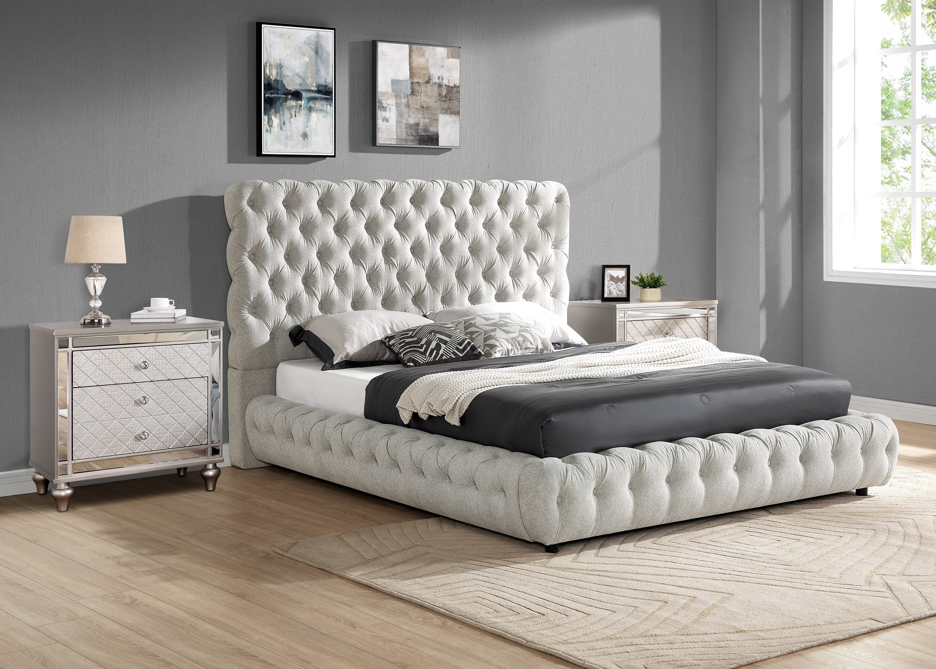 FLORY 5112DV-ALL (4-Piece Bed Set)