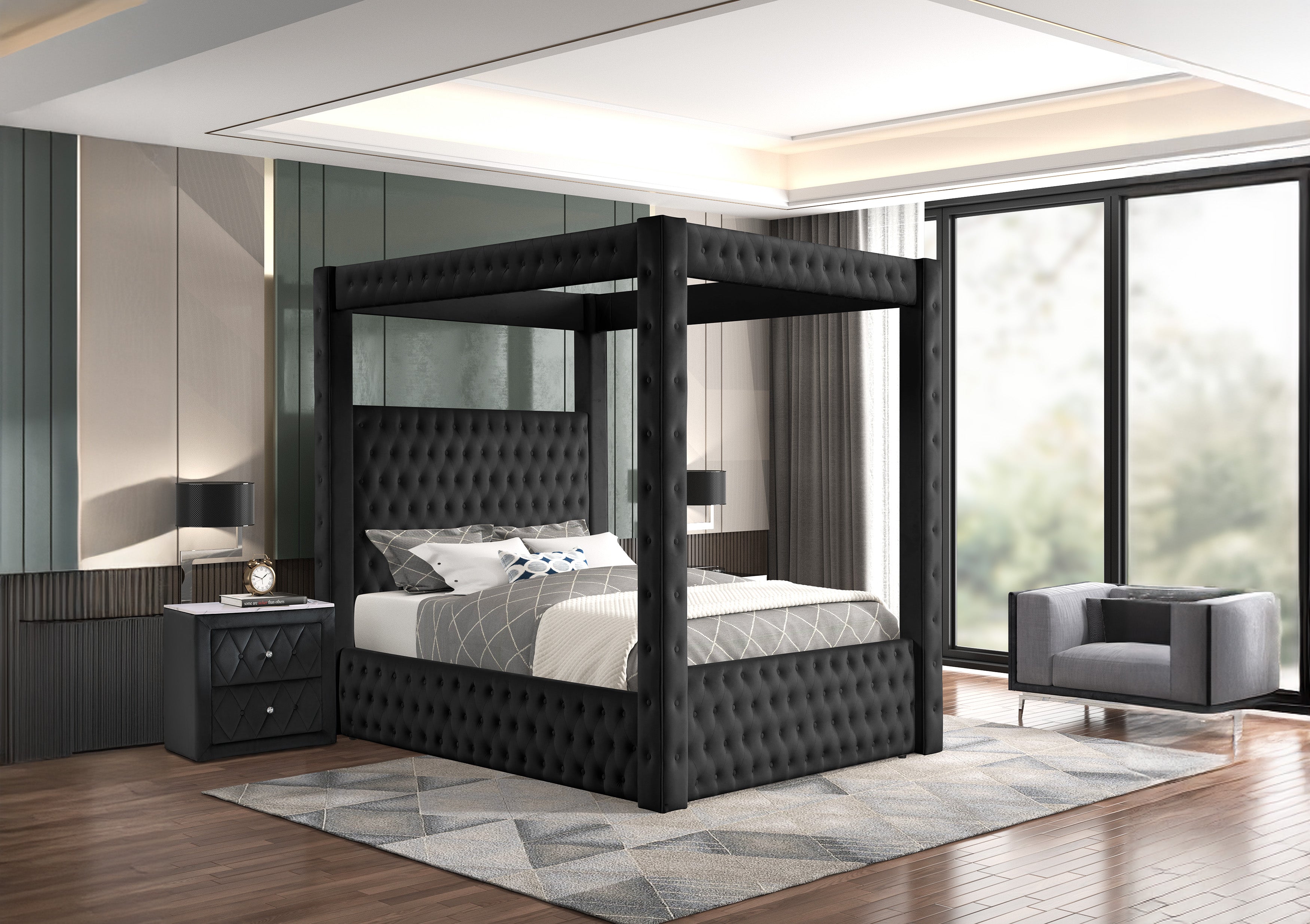 JAYLA 5117BK (5-Piece Bed Set)