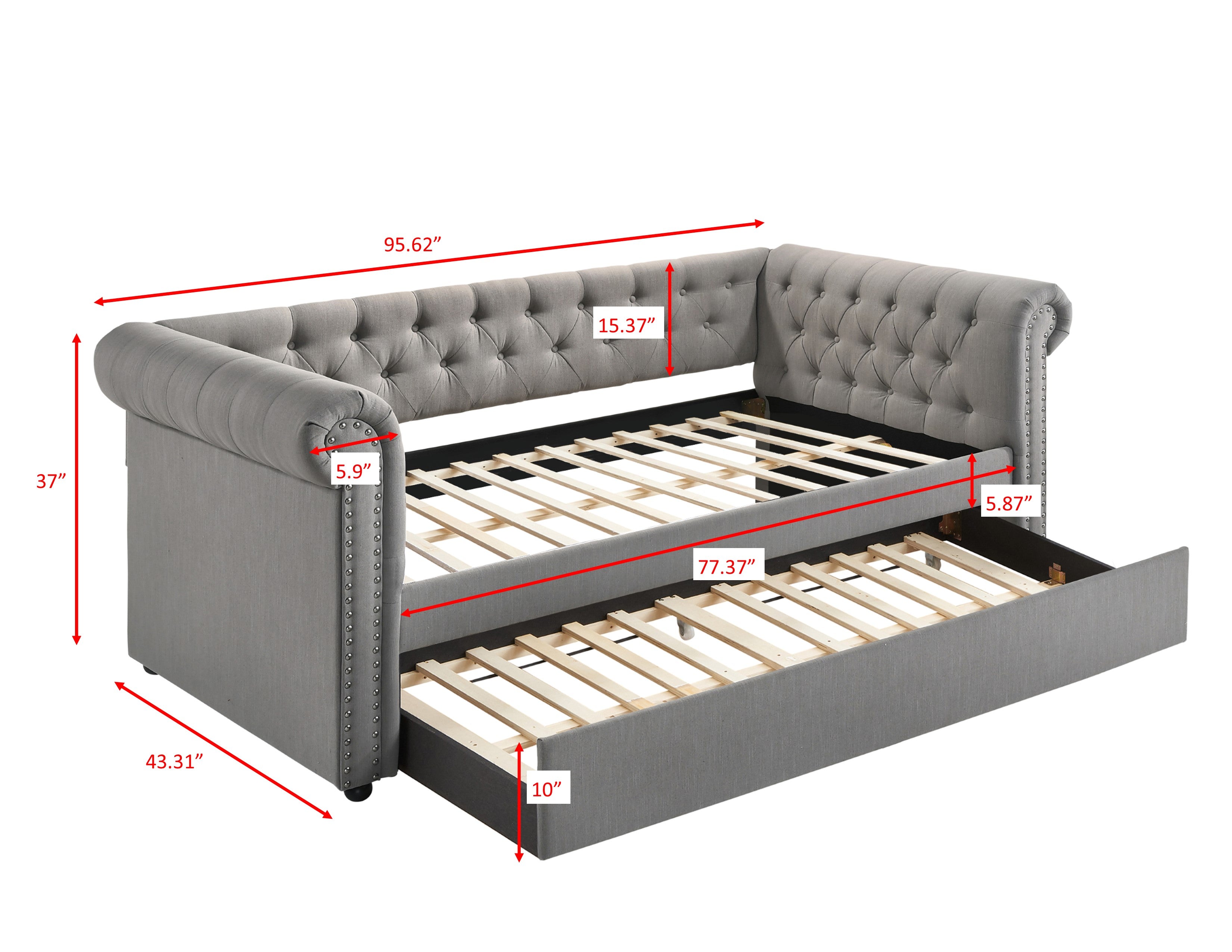 ELLIE 5332BK-SET (2-Piece Daybed Set)
