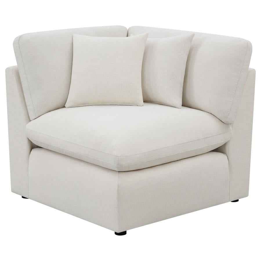 Hobson 5-piece Upholstered Modular Sectional Sofa Ivory