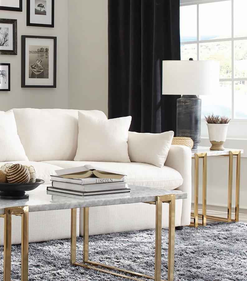 Hobson Upholstered RAF Chair Ivory