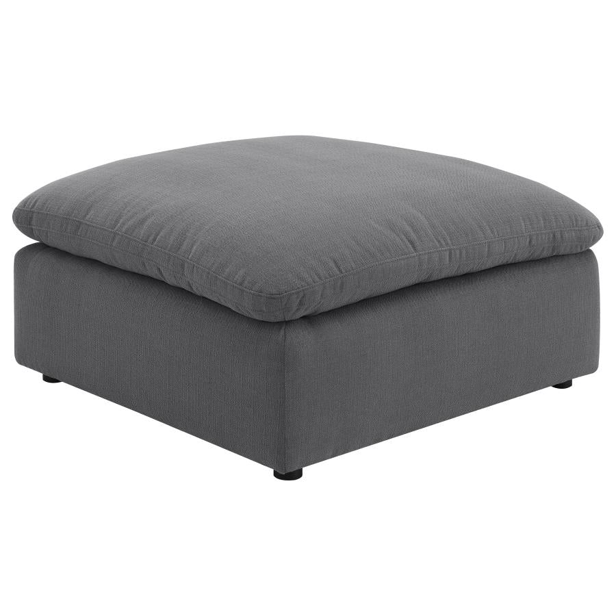 Hobson 4-piece Upholstered Modular Sectional Sofa Charcoal