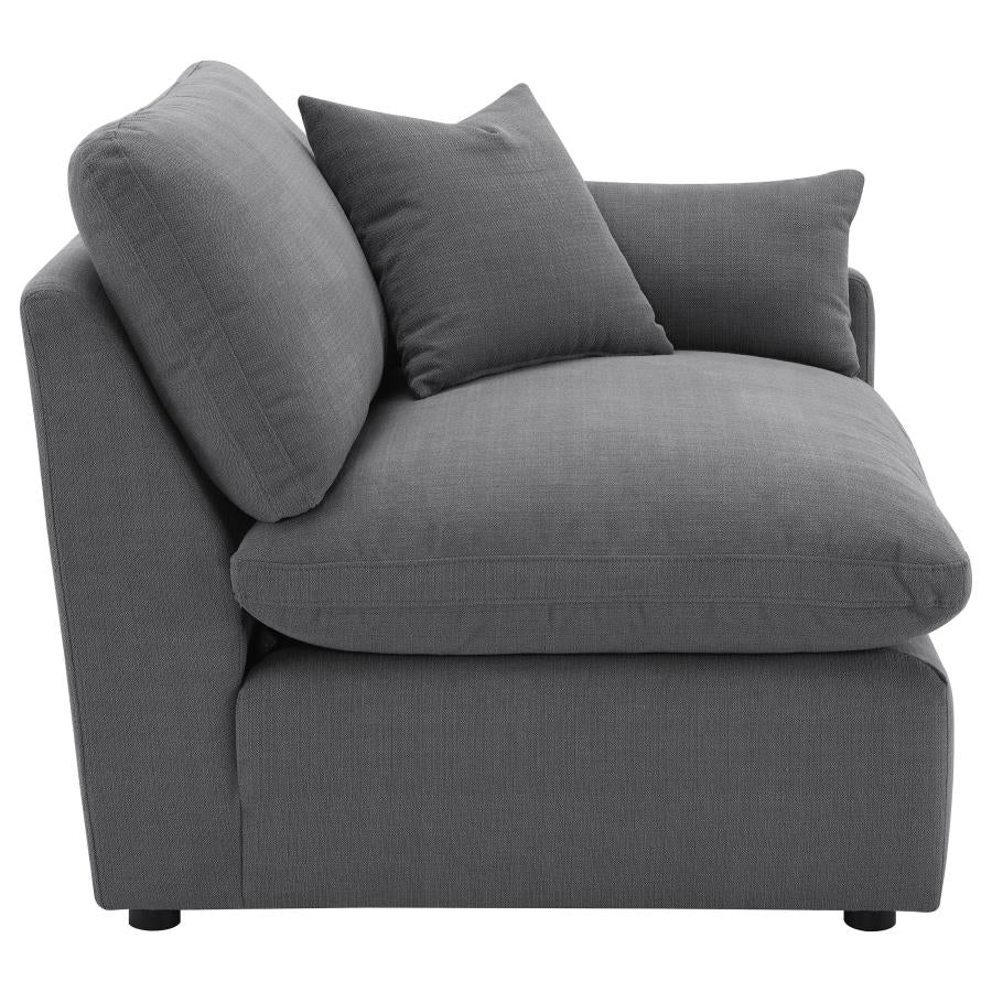 Hobson Upholstered RAF Chair Charcoal