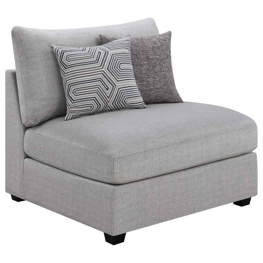 Cambria 6-piece Upholstered Modular Sectional Sofa Grey