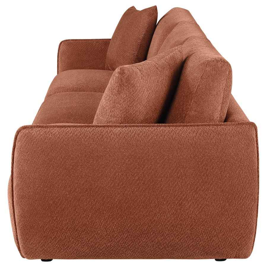 Elysia Fabric Upholstered Modular Lounge Sofa Coral