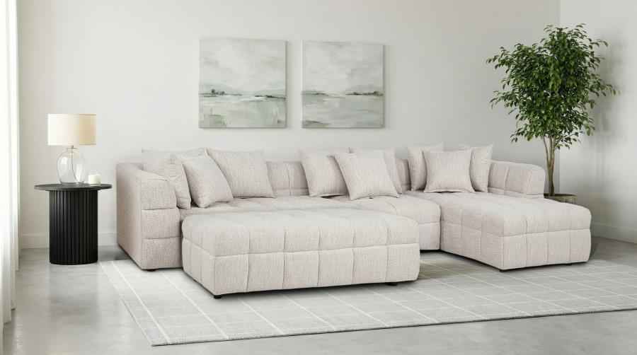 Amara 4-Piece Upholstered Sectional Sofa