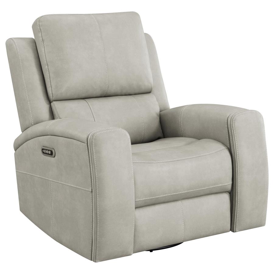 Brickston 3-piece Triple Power Reclining Sofa Set Grey