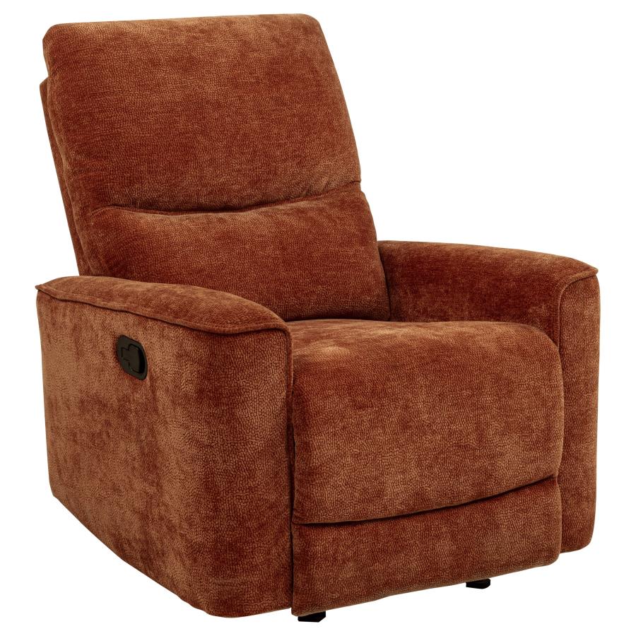 Navarro 3-piece Upholstered Reclining Sofa Set Orange