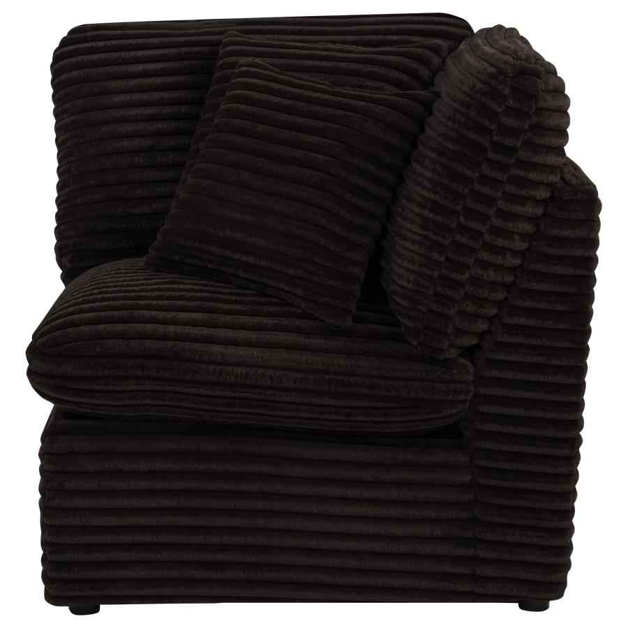 Collins Modular Corner Chair Chocolate Brown