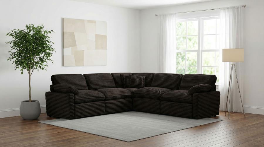Collins Modular RAF Power Recliner Chocolate Brown