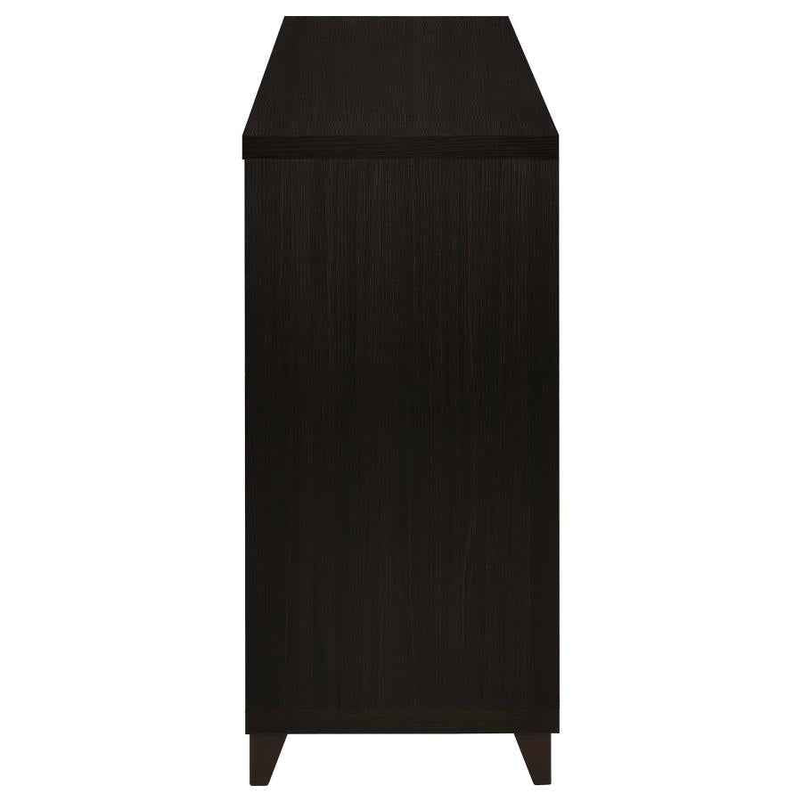 Lewes 2-door Engineered Wood 60-inch TV Stand Cappuccino