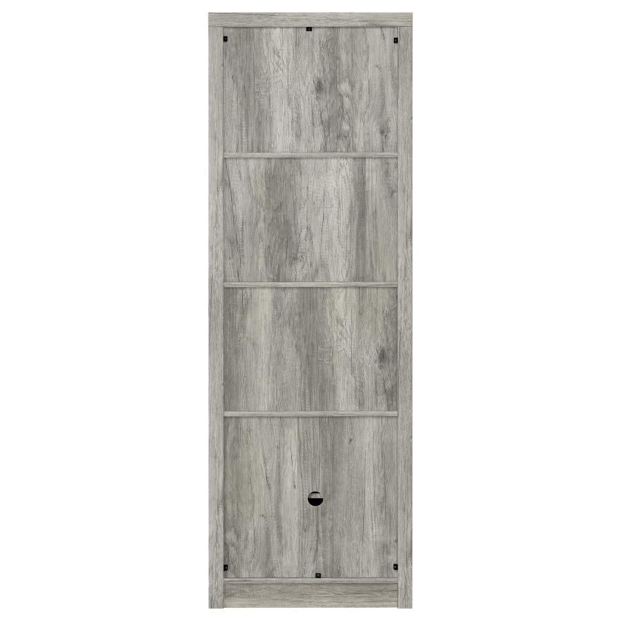 Burke 3-piece 59-inch TV Entertainment Center Grey Driftwood