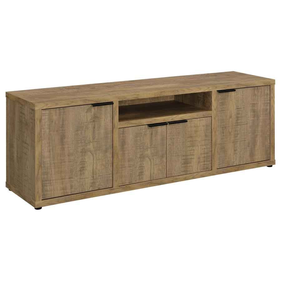 Tabby 4-door Engineered Wood 60-inch TV Stand Mango - Home & Sleep Outlet