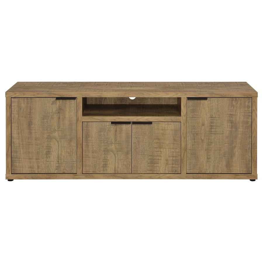 Tabby 4-door Engineered Wood 60-inch TV Stand Mango - Home & Sleep Outlet