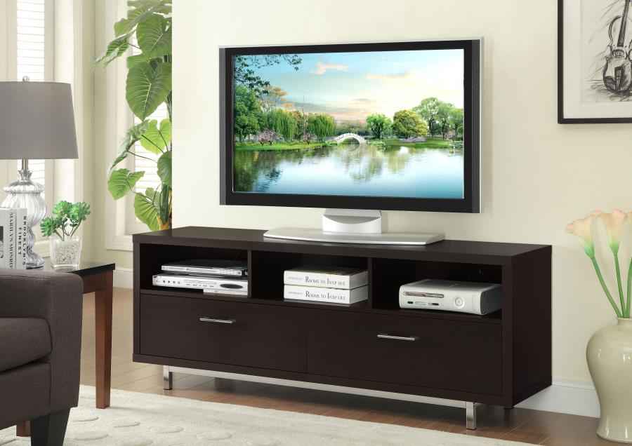 Casey 2-drawer Engineered Wood 60-inch TV Stand Cappuccino - Home & Sleep Outlet