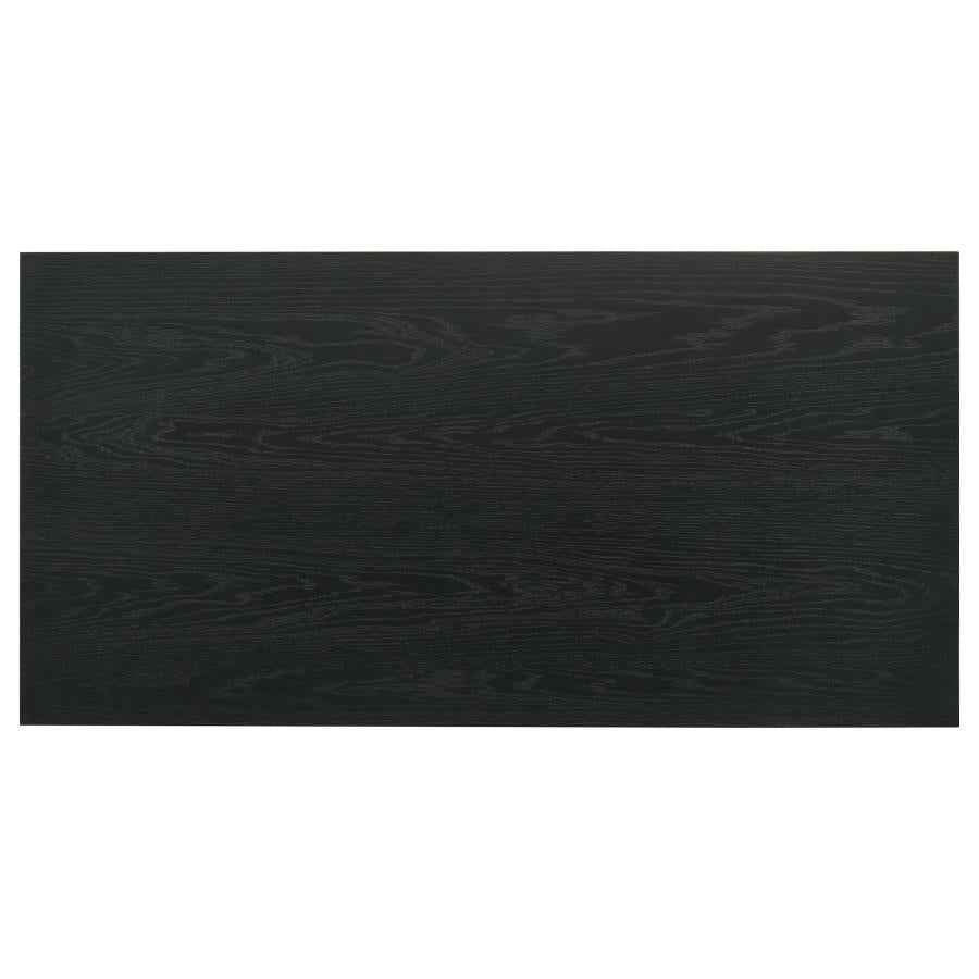 Decker 47-Inch Rectangular Cocktail Coffee Table Black