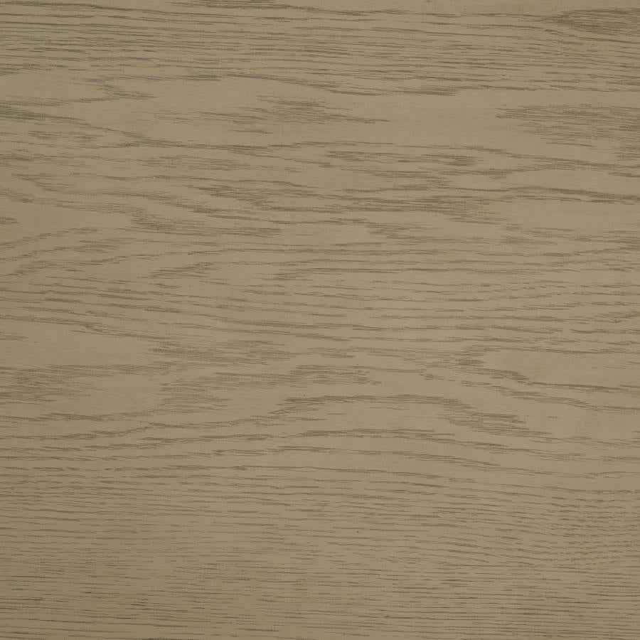 Hamlyn Round Fluted Occasional Side End Table Natural Oak