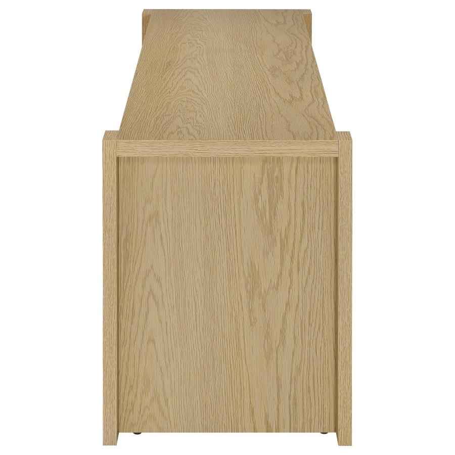 Laurelton 60-inch 2-door TV Stand Media Console Light Oak