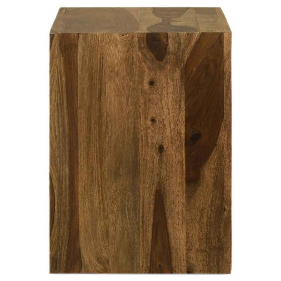 Odilia 2-piece Solid Wood Coffee and End Table Set Auburn