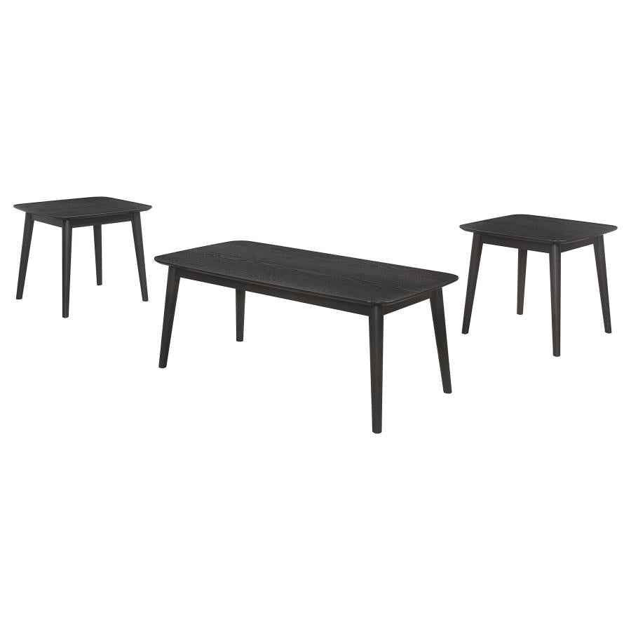 Radley 3-piece Rectangular Coffee Table Set Black - Home & Sleep Outlet