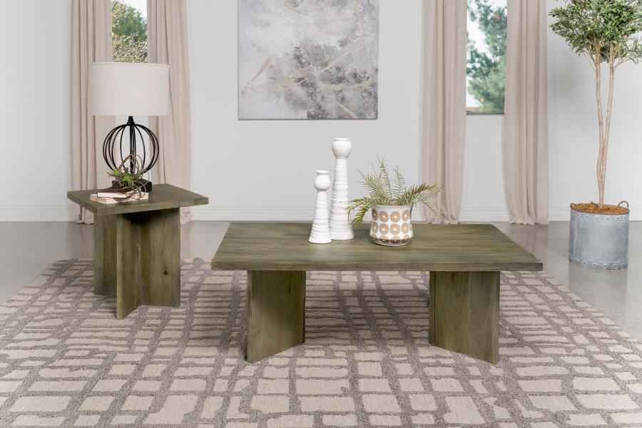 Andando 2-piece Coffee and End Table Set Mango Brown - Home & Sleep Outlet