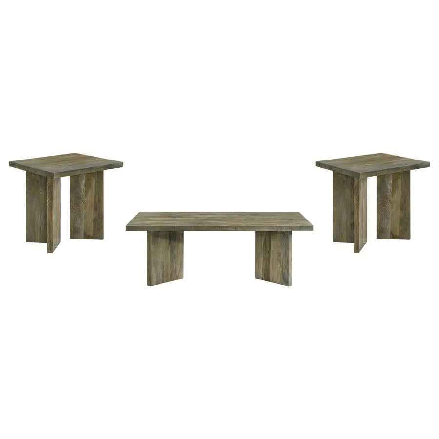 Andando 3-piece Coffee and End Table Set Mango Brown - Home & Sleep Outlet