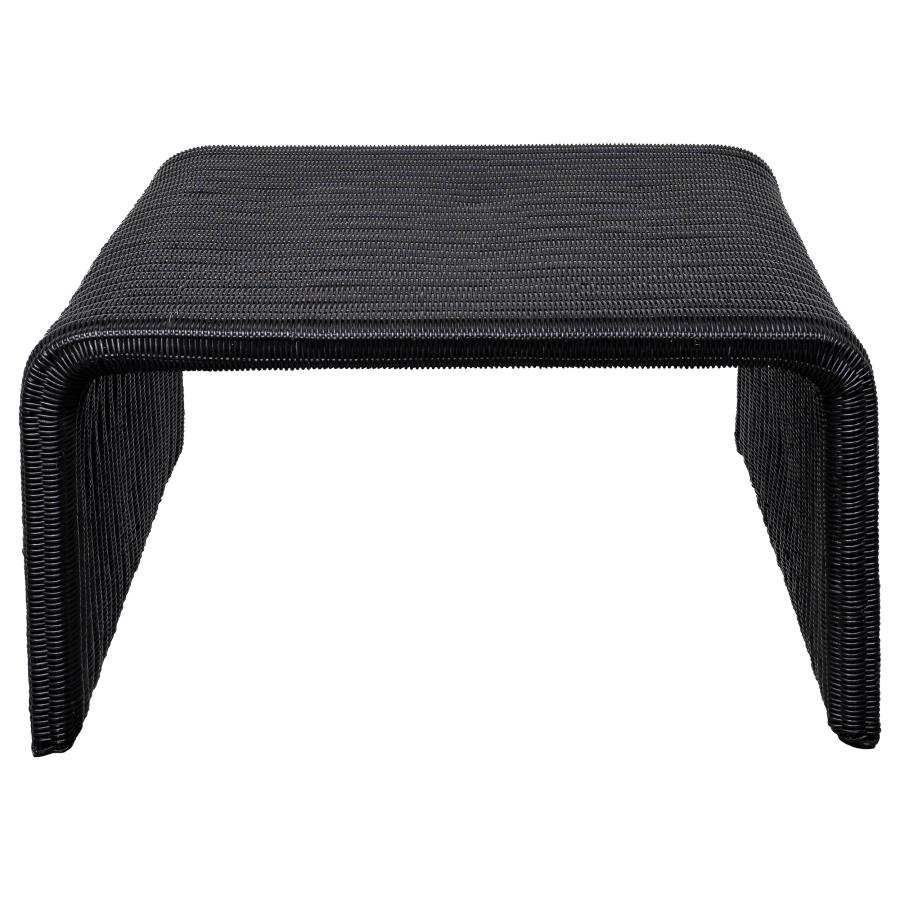 Cahya 3-piece Rattan Coffee and End Table Set Black - Home & Sleep Outlet