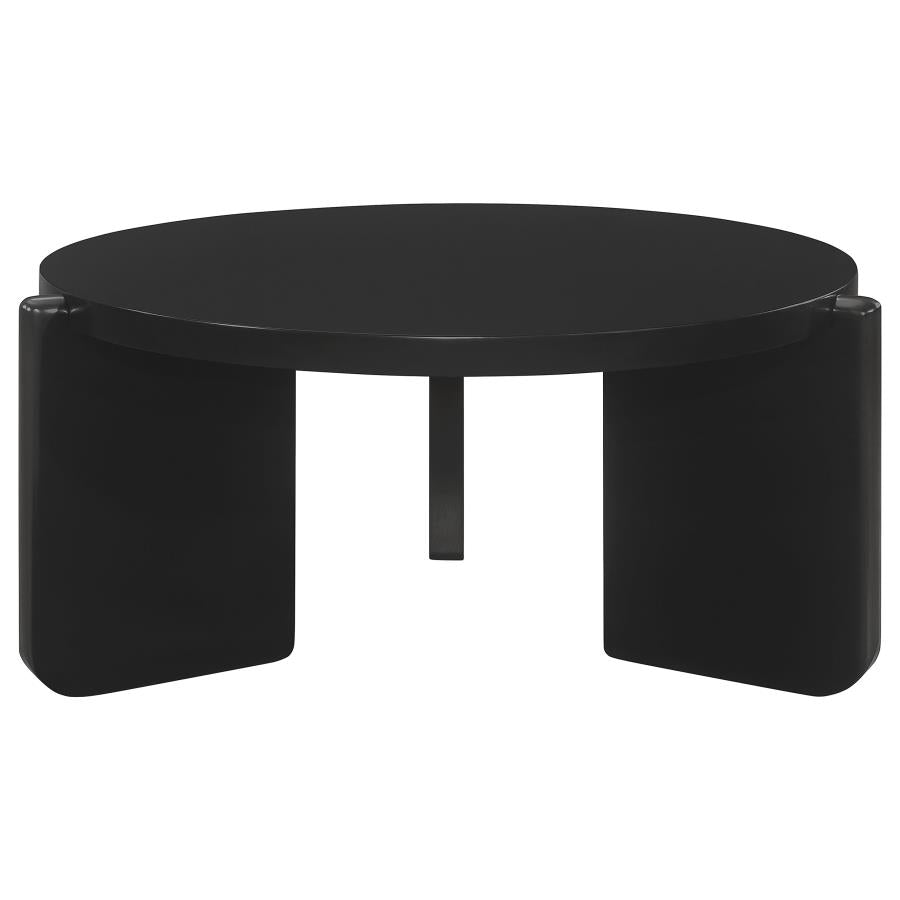 Cordova 2-piece Solid Wood Coffee and End Table Set Black - Home & Sleep Outlet
