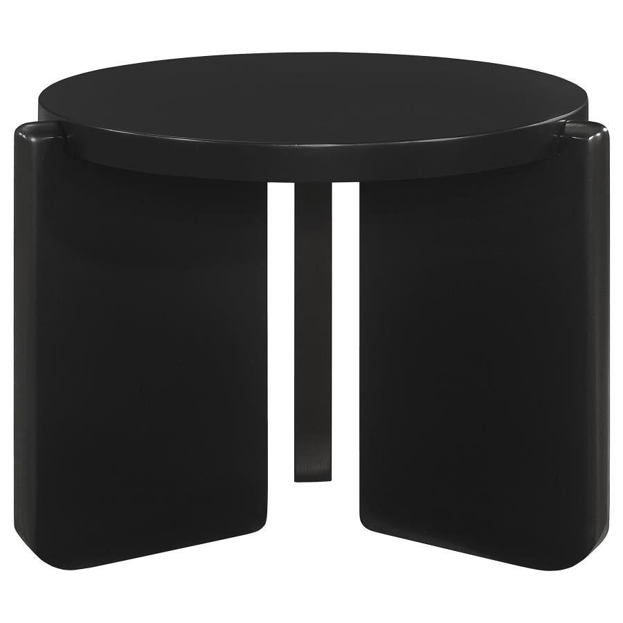 Cordova 3-piece Solid Wood Coffee and End Table Set Black - Home & Sleep Outlet