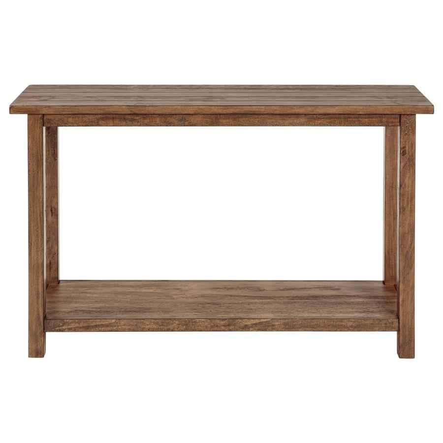 Payne Wood Entryway Sofa Console Table Distressed Brown